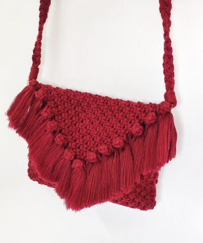 macrame sling bag
