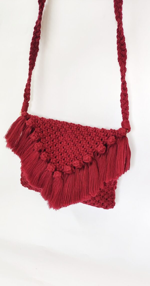 macrame sling bag