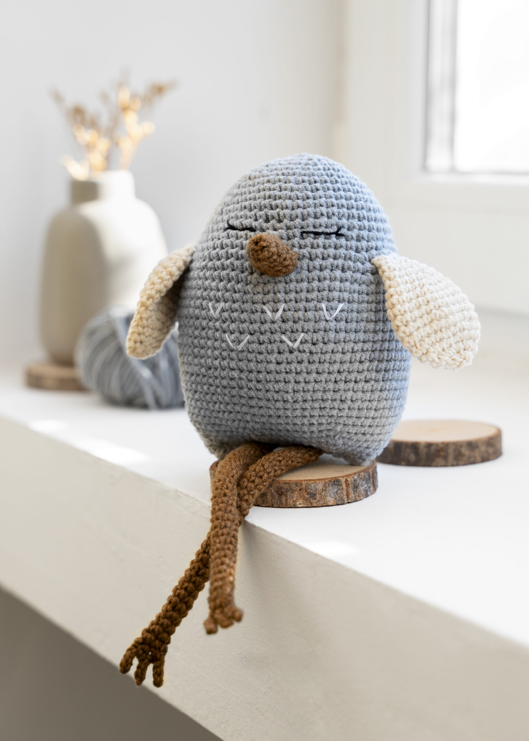 cute plush toy made from crochet