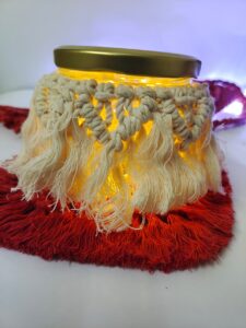 macrame jar