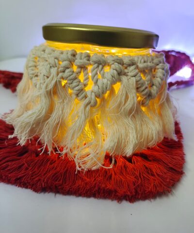 macrame jar